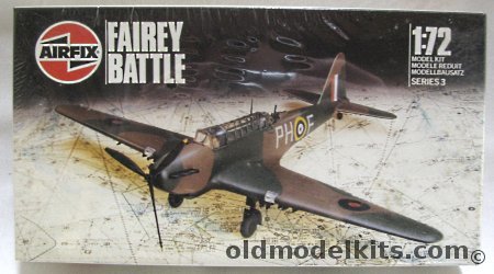 Airfix 1/72 Fairey Battle, 03032 plastic model kit